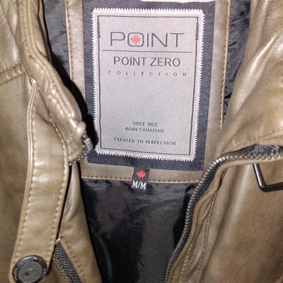 Point Zero Collection, Leather Jacket, Made in Canada, Size - M - Picture 2 of 5